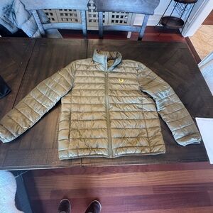 Men's Olive Puffer Jacket True Religion